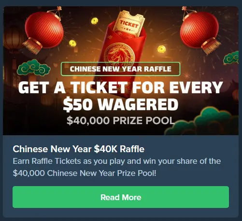 Chinese New Year Raffle with Duelbits Casino Bonus